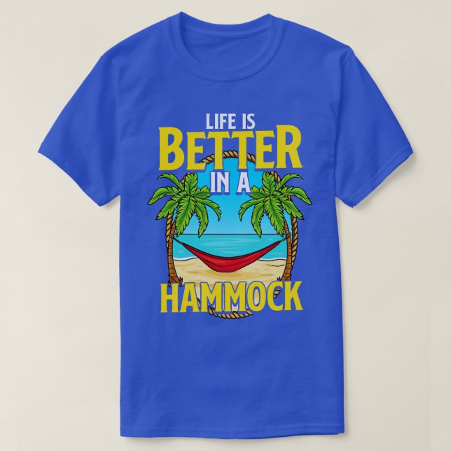 Camiseta A Vida É Melhor No Verão De Hammock Beach (Frente do Design)