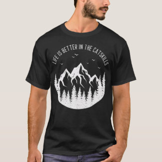 Camiseta A Vida é Melhor Nos Catskills Nova York Viagens