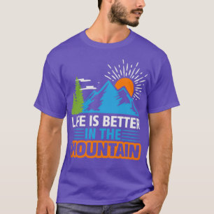 Camiseta A Vida É Melhor Nos Engraçados Ditos De Caminho