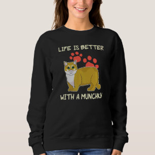 Camiseta A Vida É Melhor O Pet Owner Munchkin Cat