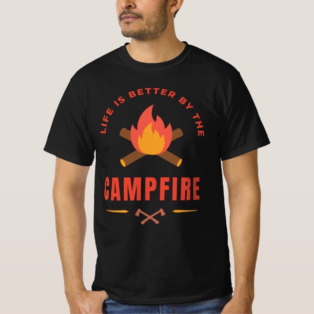 Camiseta A vida é melhor pelo campanheiro (Frente)