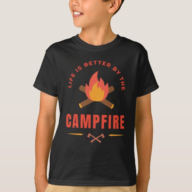 Camiseta A vida é melhor pelo campanheiro (Frente)