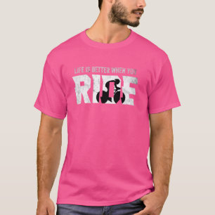 Camiseta A vida é melhor quando você anda de bicicleta bmx