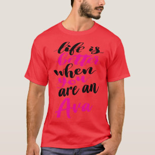 Camiseta A Vida É Melhor Quando Você É Um Ava 1