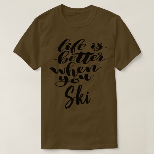 Camiseta A Vida É Melhor Quando Você Esquece (Frente do Design)