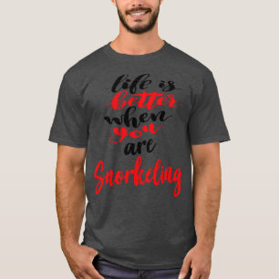 Camiseta A Vida É Melhor Quando Você Está Sroncando 3