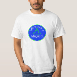 Camiseta A vida é melhor tshirt alinhado