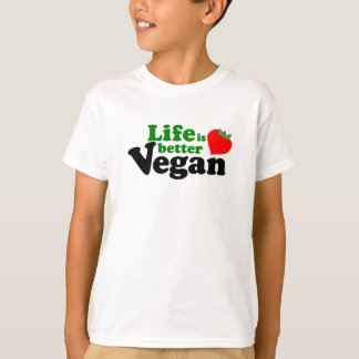 Camiseta A vida é melhor Vegan