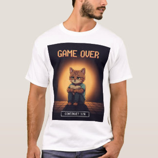 Camiseta A Vida é Modo Difícil – Game Over Mas Ainda Vivo