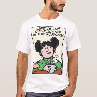 Camiseta A Vida É Muito Complicada Na Roupa Da Manhã