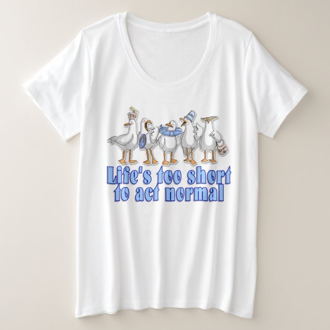 Camiseta A vida é muito curta (Frente do Design)