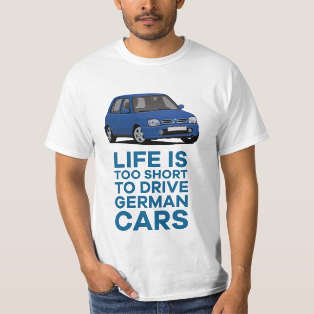 Camiseta A vida é muito curta k11c (Frente)