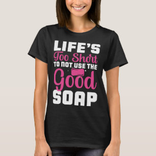 Camiseta A vida é muito curta para não usar o bom Inspira S