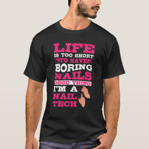 Camiseta A Vida É Muito Curta Para Ter Uma Tecnologia De Un