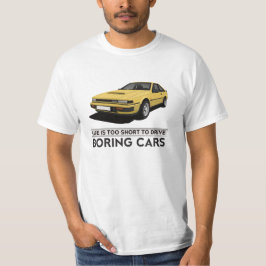 Camiseta A vida é - Nissan Silvia - DIY demasiado curto