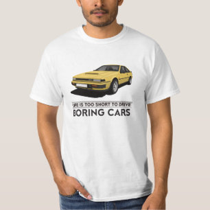 Camiseta A vida é - Nissan Silvia - DIY demasiado curto