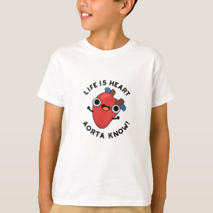 Camiseta A Vida É O Coração Aorta Conhece Anatomia Engraçad