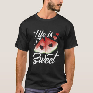 Camiseta A Vida é o dia da melancia doce