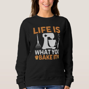 Camiseta A Vida é o que Você Faz Dela Cupcakes Confeiteiro