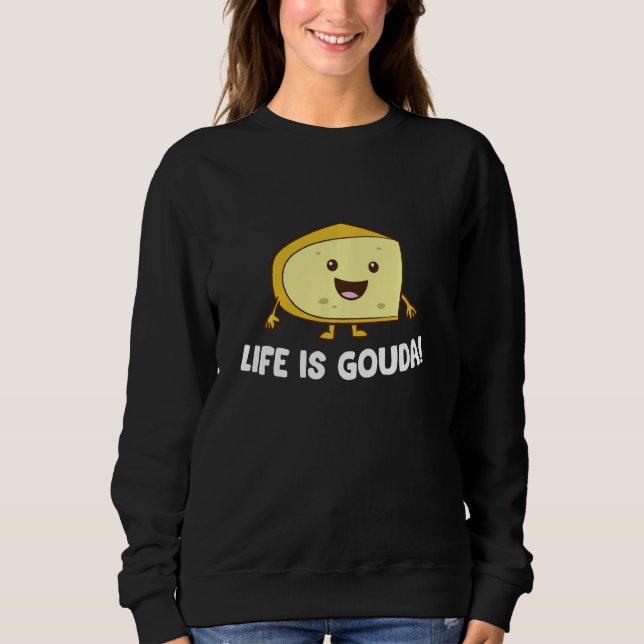 Camiseta A vida é o queijo Gouda Love (Frente)