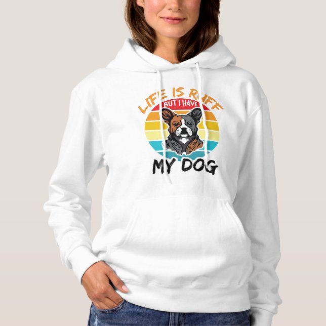 Camiseta A Vida É Rufa Mas Eu Tenho O Meu Cachorro (Frente)