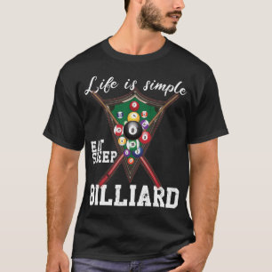 Camiseta A vida é simples, coma bilhões de sono