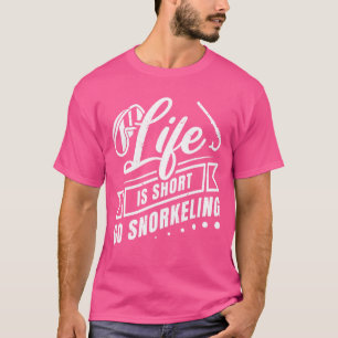 Camiseta A Vida É Snorkeling Scuba Diver Snorkeling
