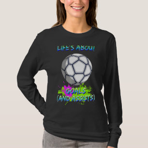 Camiseta A vida é sobre o humor do futebol