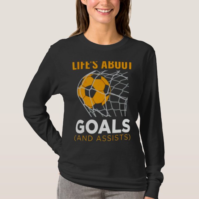 Camiseta A vida é sobre objetivos e ajuda (Frente)