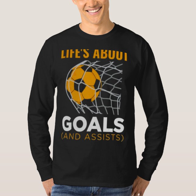 Camiseta A vida é sobre objetivos e ajuda (Frente)