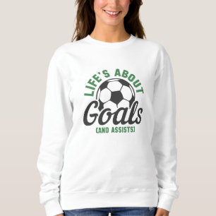 Camiseta A vida é sobre objetivos e ajuda