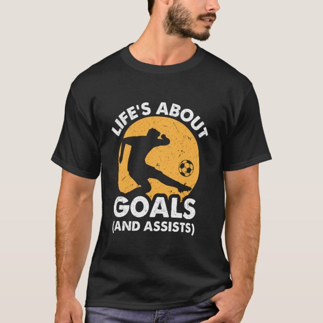 Camiseta A vida é sobre objetivos e ajuda (Frente)