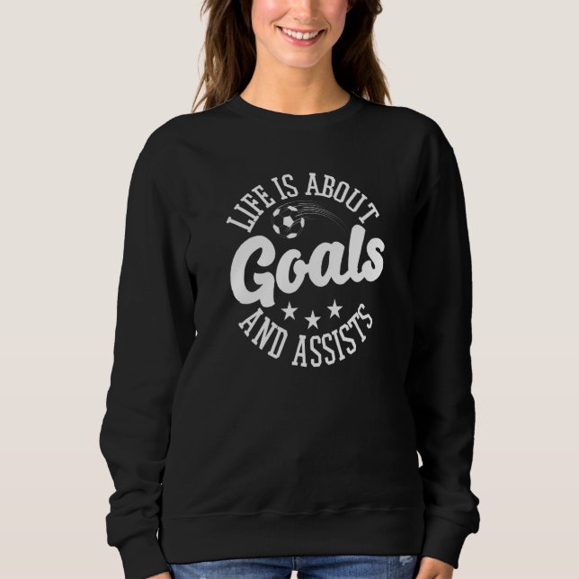 Camiseta A Vida É Sobre Objetivos E Ajudas (Frente)