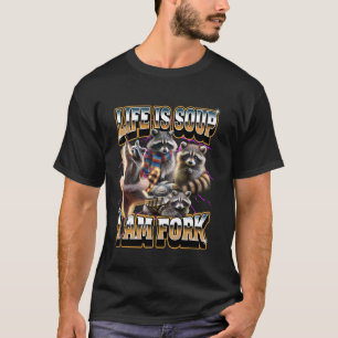 Camiseta A Vida É Sopa Eu Sou Garfo meme engraçado de guaxi
