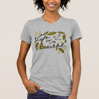 Camiseta a vida é T bonito