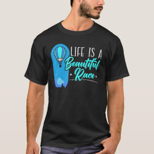 Camiseta A Vida É Um Belo Balão De Ar Quente