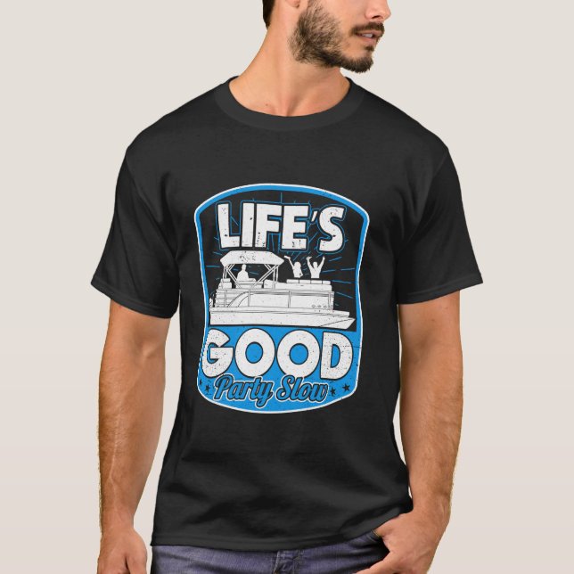 Camiseta A vida é um bom partido Lento e Engraçado Boné de  (Frente)