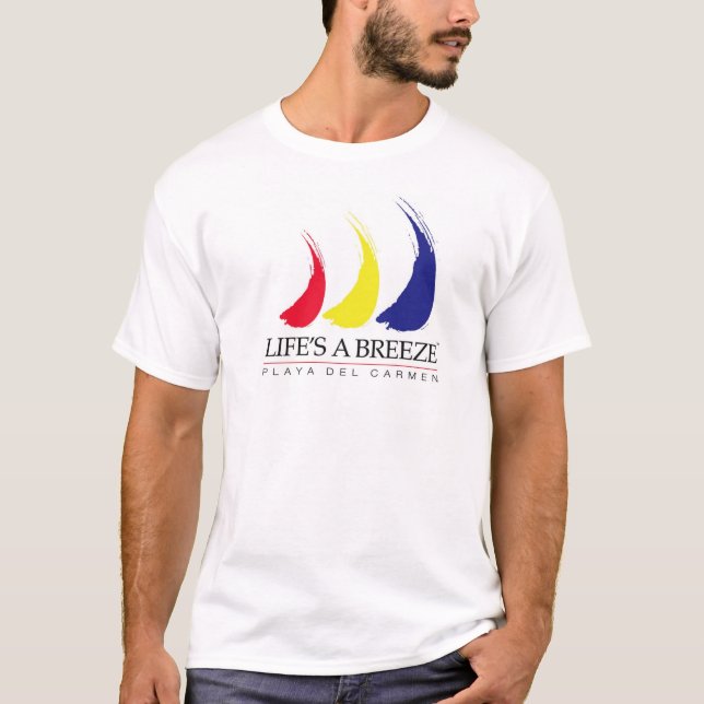 Camiseta A vida é um Breeze®_Paint-The-Wind_Playa del (Frente)