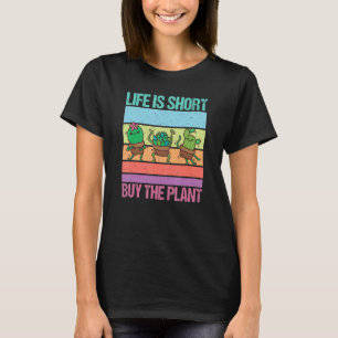 Camiseta A Vida É Um Curto Comprar Da Planta