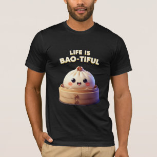 Camiseta A vida é um Delicioso Bolinho Divertido Pun