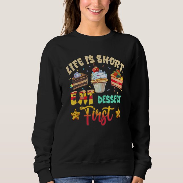 Camiseta A Vida É Um Deserto De Baixo Comido Primeiro Benny (Frente)