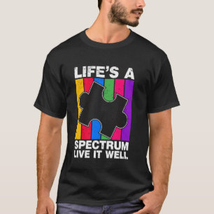 Camiseta A vida é um Espectro viva-a bem Autismo