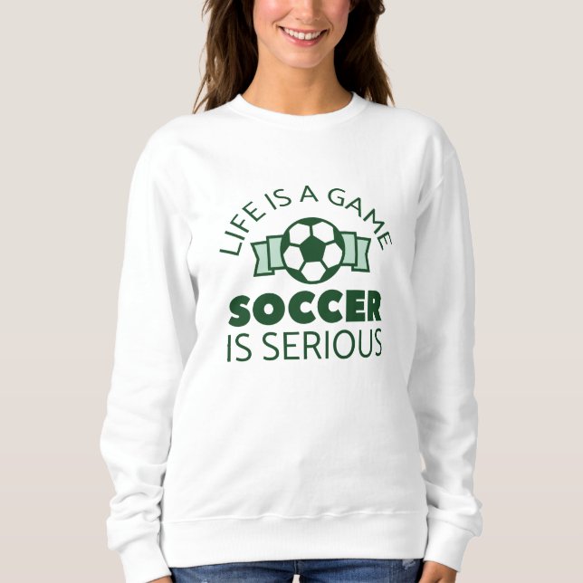 Camiseta A Vida É Um Futebol De Jogo É Sério (Frente)