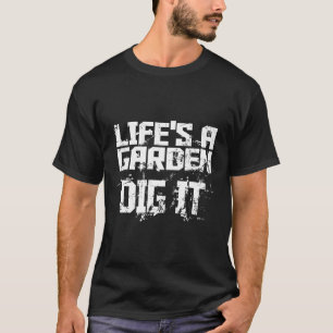 Camiseta A Vida É Um Jardim Cave Motivacional