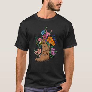 Camiseta A Vida É um Jardim Cave-o Jardineiro Jardinagem Pl