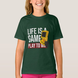 CAMISETA A VIDA É UM JOGO PARA GANHAR