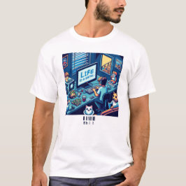 Camiseta A Vida É Um Jogo. #Part2 (8 bits) (camisa do jogad
