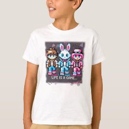 Camiseta A Vida É Um Jogo. #Part2 (8 bits) (camisa do jogad