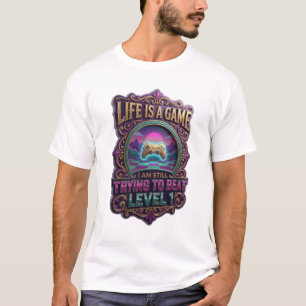 CAMISETA A VIDA É UM JOGO QUE EU AINDA ESTOU TENTANDO VENCE