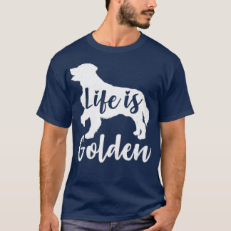 Camiseta A Vida É Um Retriever De Ouro